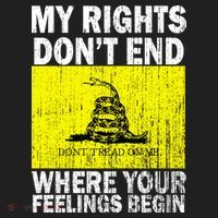 My Rights Don't End Where Your Feelings Begin Women's Sweatshirt thumb 2