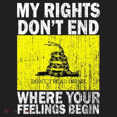 My Rights Don't End Where Your Feelings Begin 11oz C Handle Ceramic Mug