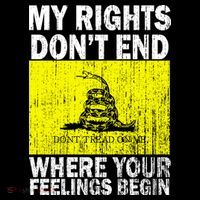 My Rights Don't End Where Your Feelings Begin Women's Hoodie thumb 2