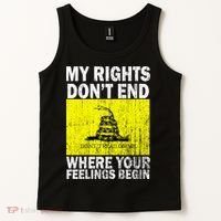My Rights Don't End Where Your Feelings Begin Tank Top thumb 2