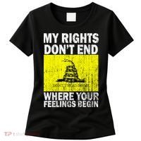 My Rights Don't End Where Your Feelings Begin Women's T-Shirt thumb 0