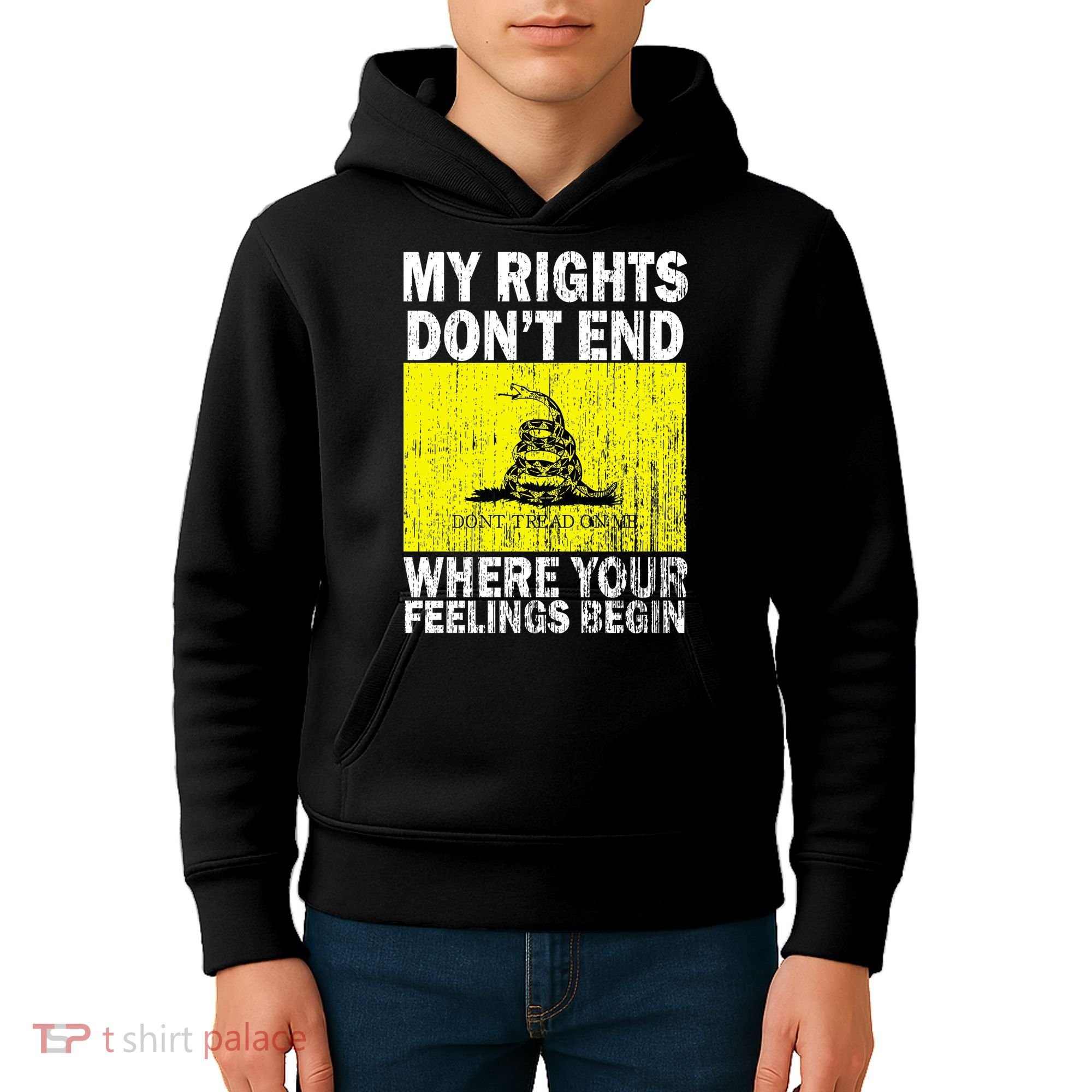 My Rights Don't End Where Your Feelings Begin Kids Hoodie