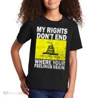 My Rights Don't End Where Your Feelings Begin Kids T-Shirt thumb 2