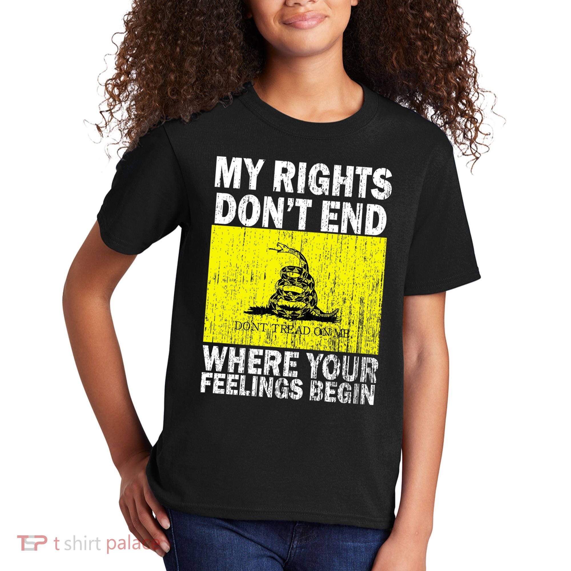 My Rights Don't End Where Your Feelings Begin Kids T-Shirt