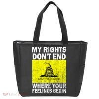 My Rights Don't End Where Your Feelings Begin Tote Bag thumb 0