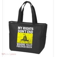 My Rights Don't End Where Your Feelings Begin Tote Bag thumb 3