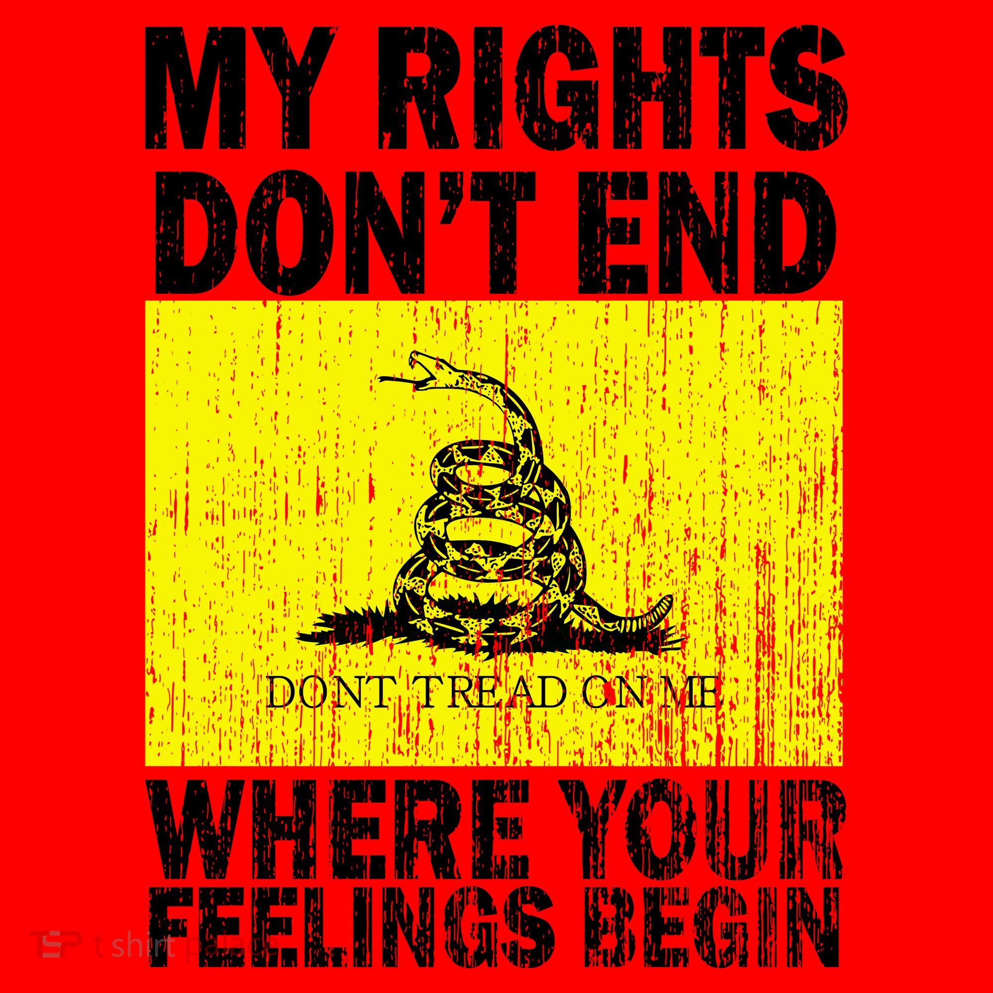 My Rights Don't End Where Your Feelings Begin Santa Hat