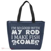 My Rod Is So Good I Make Fish Come Tote Bag thumb 0