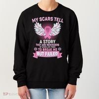 My Scars Tell A Story Breast Cancer Awareness Women's Sweatshirt thumb 0