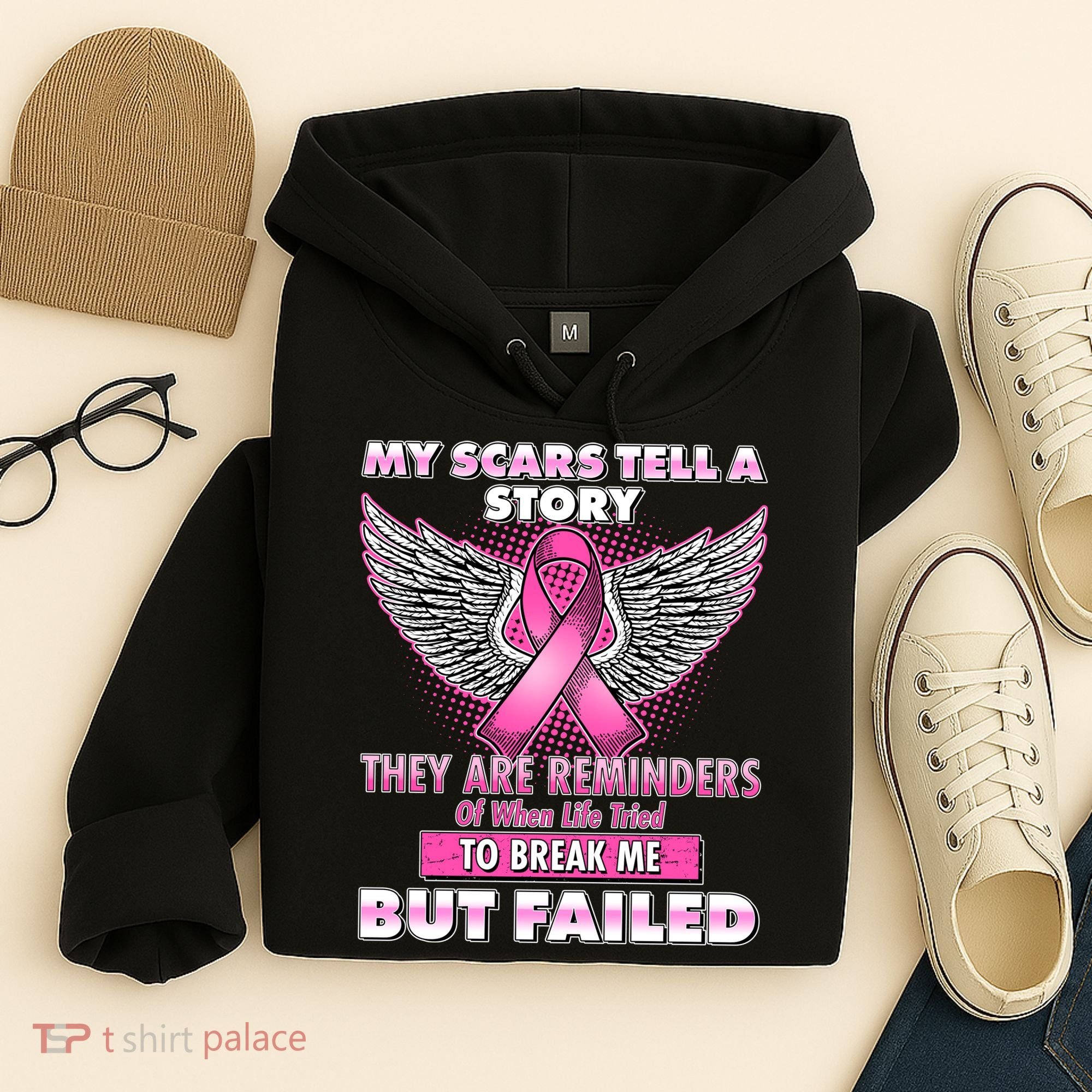 My Scars Tell A Story Breast Cancer Awareness Hoodie