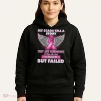 My Scars Tell A Story Breast Cancer Awareness Hoodie thumb 5