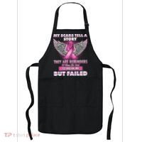 My Scars Tell A Story Breast Cancer Awareness Apron thumb 0