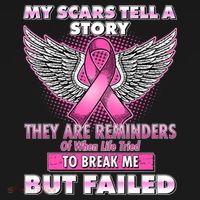 My Scars Tell A Story Breast Cancer Awareness Sweatshirt thumb 3