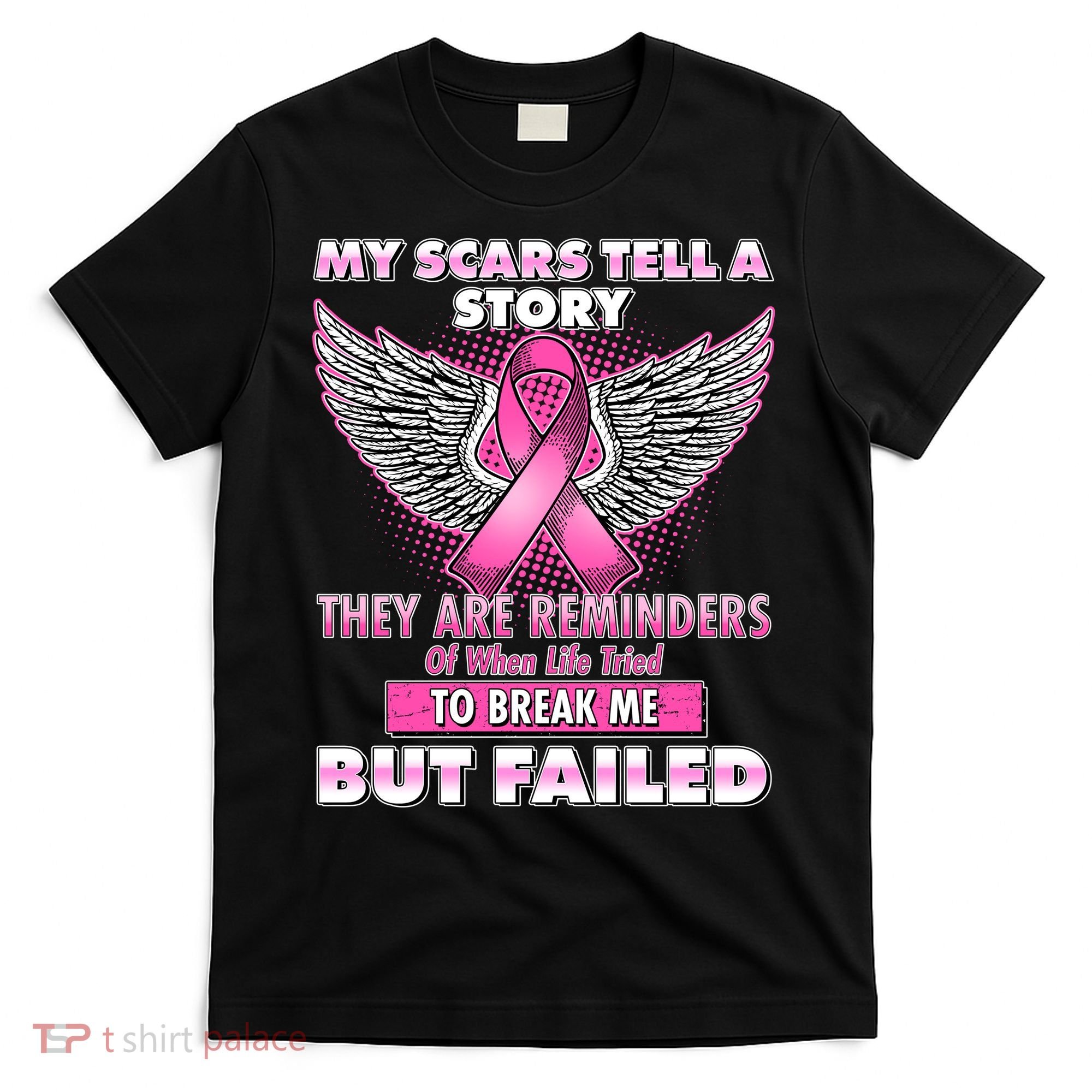 My Scars Tell A Story Breast Cancer Awareness T-Shirt