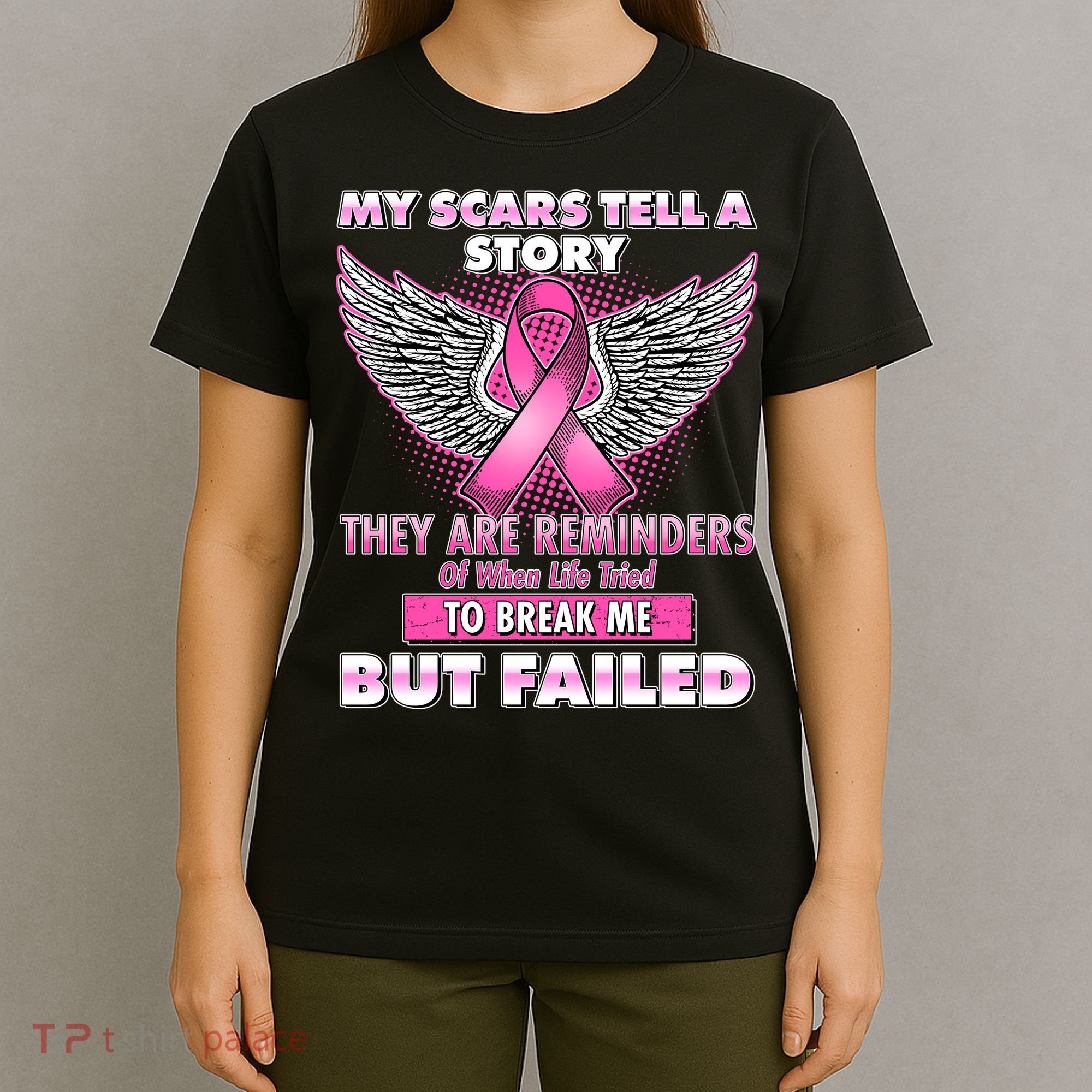My Scars Tell A Story Breast Cancer Awareness T-Shirt