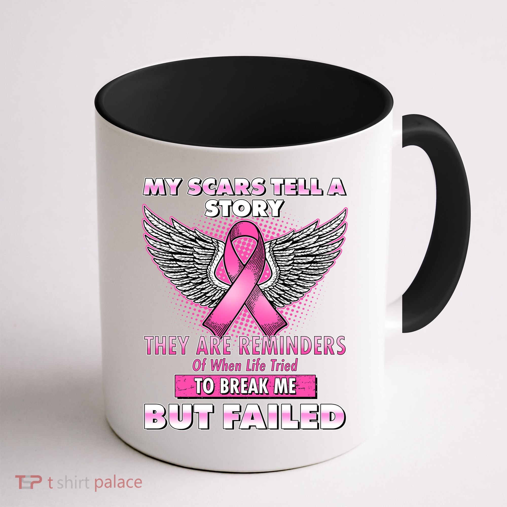 My Scars Tell A Story Breast Cancer Awareness Coffee Mug