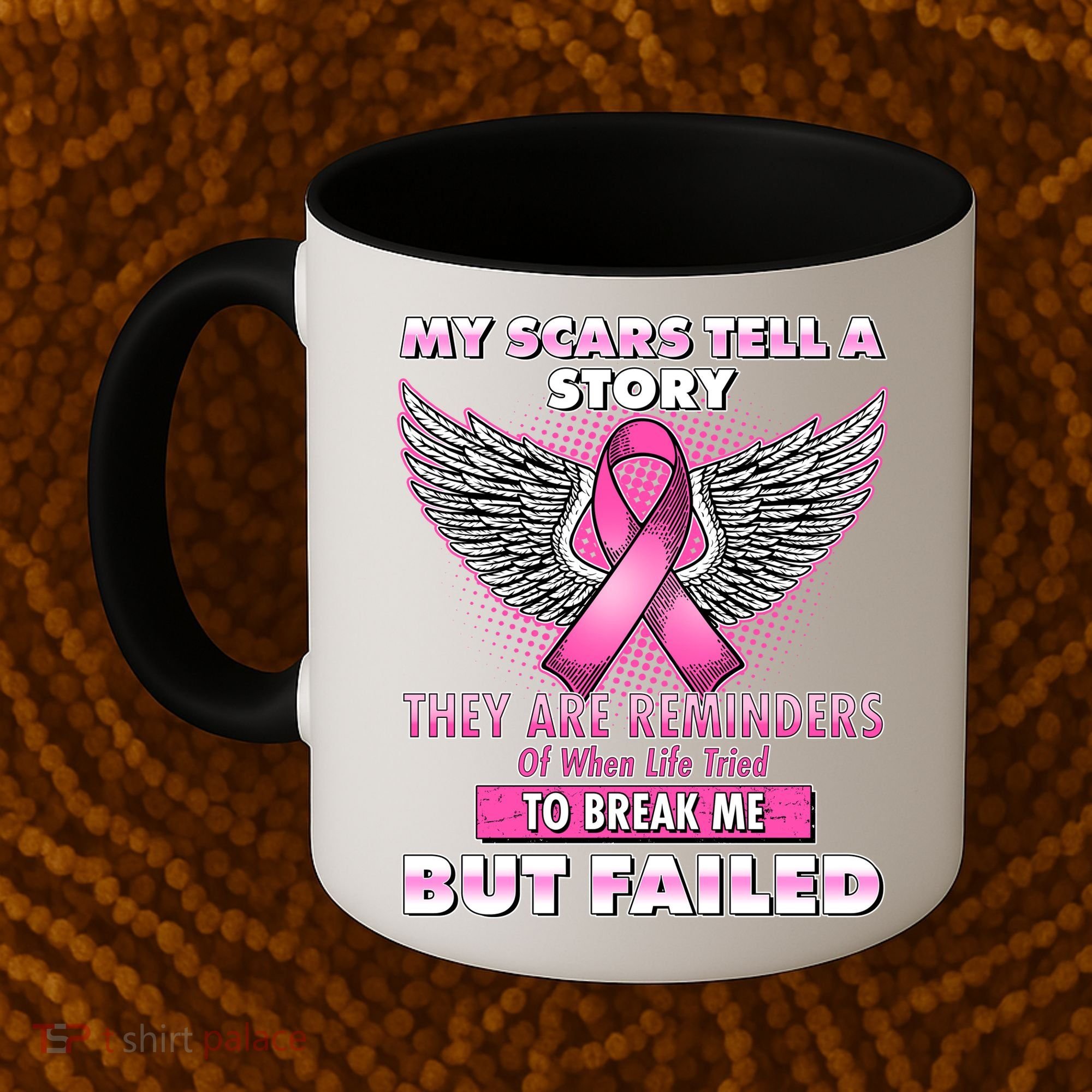 My Scars Tell A Story Breast Cancer Awareness Coffee Mug