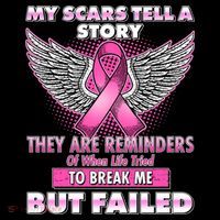 My Scars Tell A Story Breast Cancer Awareness Coffee Mug thumb 5