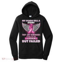 My Scars Tell A Story Breast Cancer Awareness Women's Hoodie thumb 0