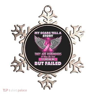 My Scars Tell A Story Breast Cancer Awareness Ornament