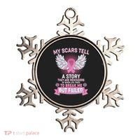 My Scars Tell A Story Breast Cancer Awareness Ornament thumb 0