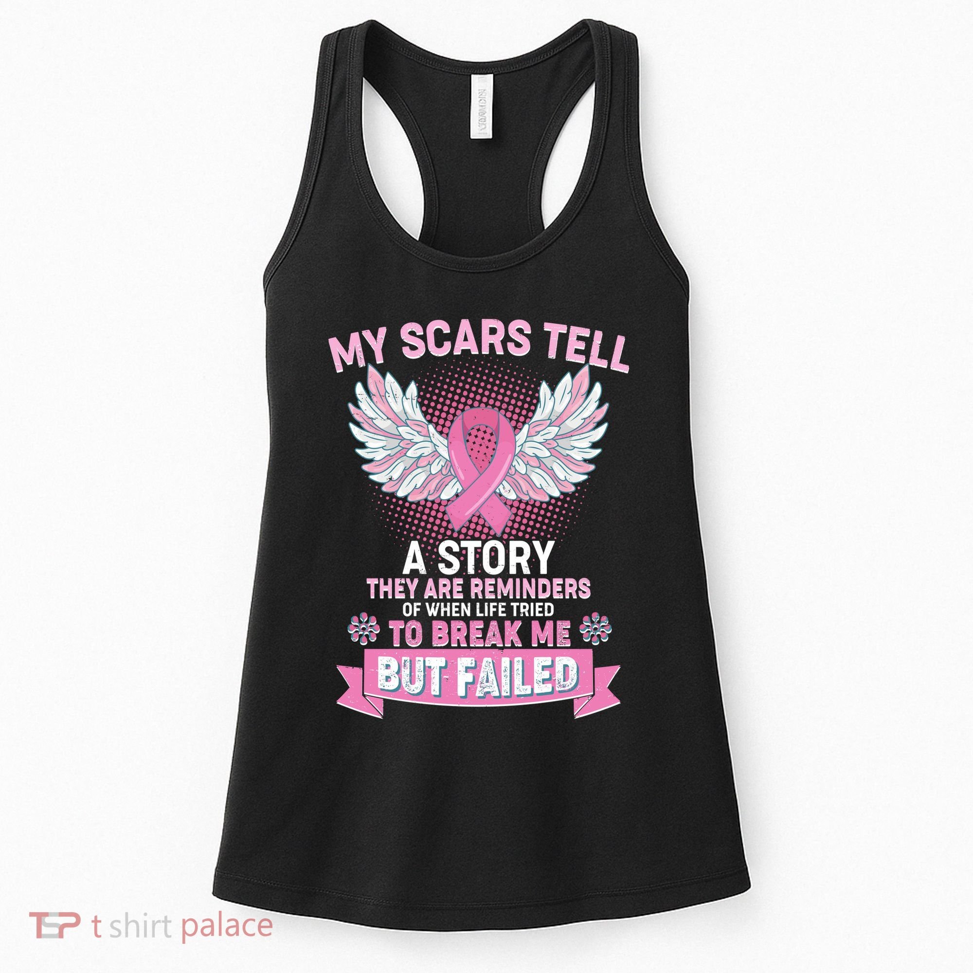 My Scars Tell A Story Breast Cancer Awareness Women's Tank Top