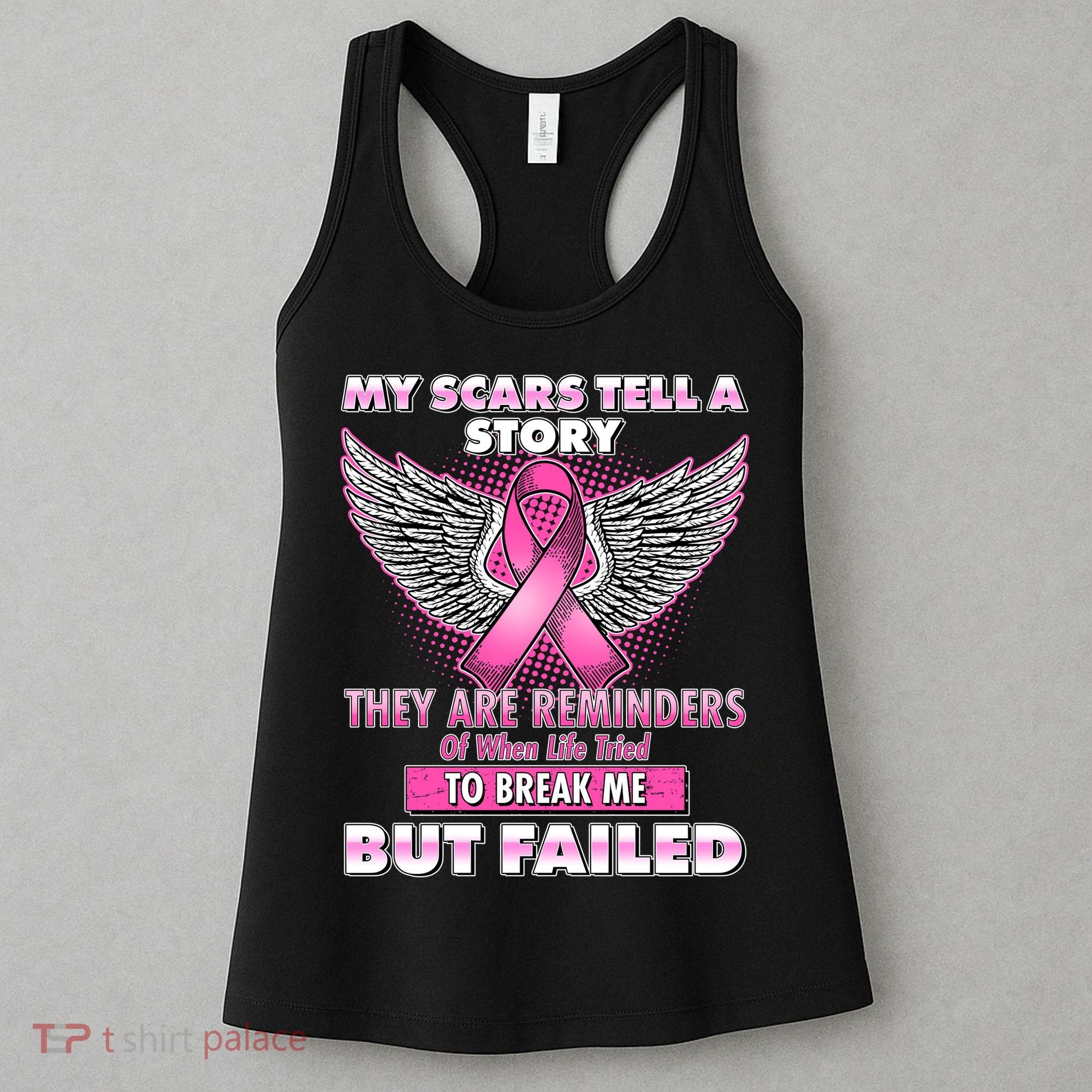 My Scars Tell A Story Breast Cancer Awareness Women's Tank Top