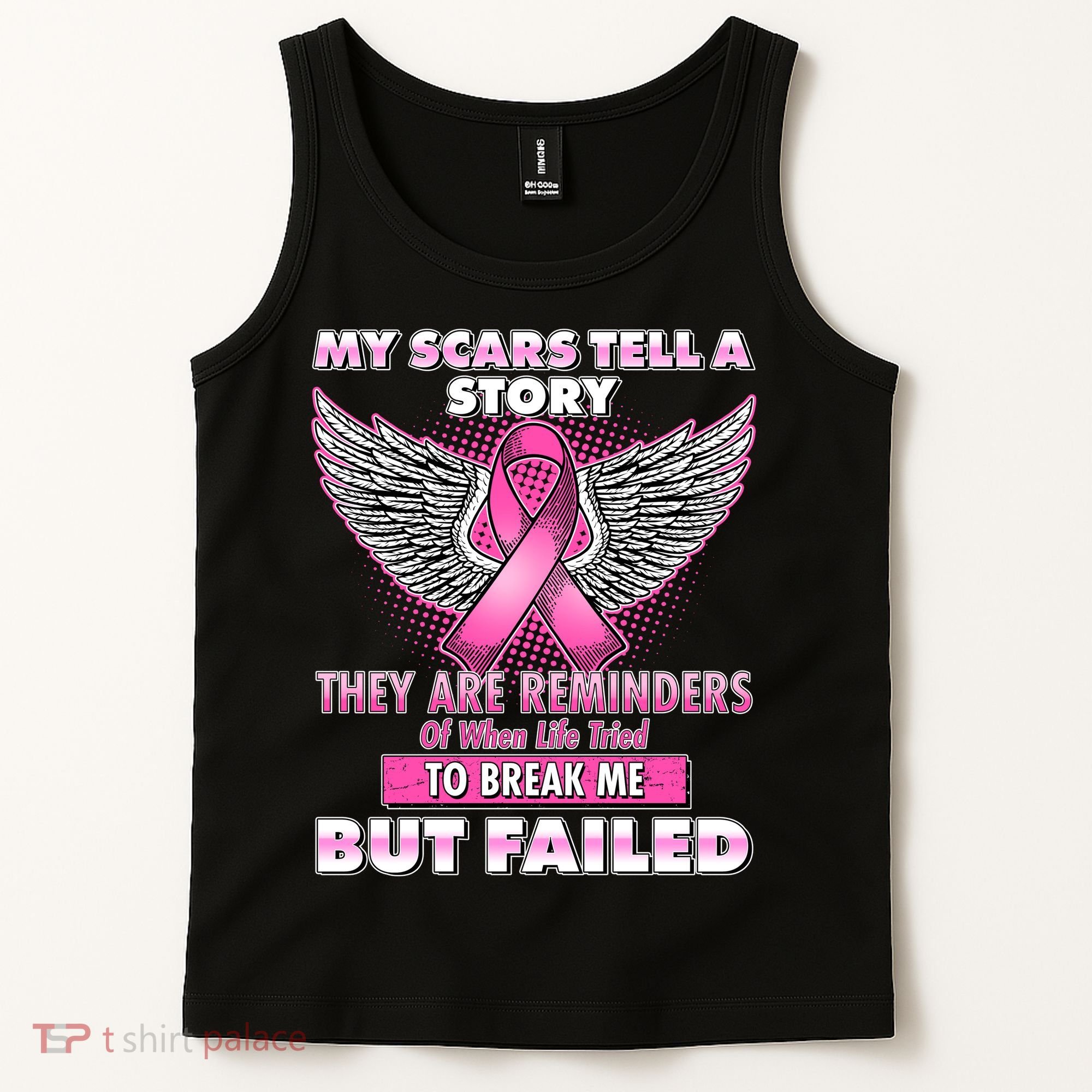 My Scars Tell A Story Breast Cancer Awareness Tank Top