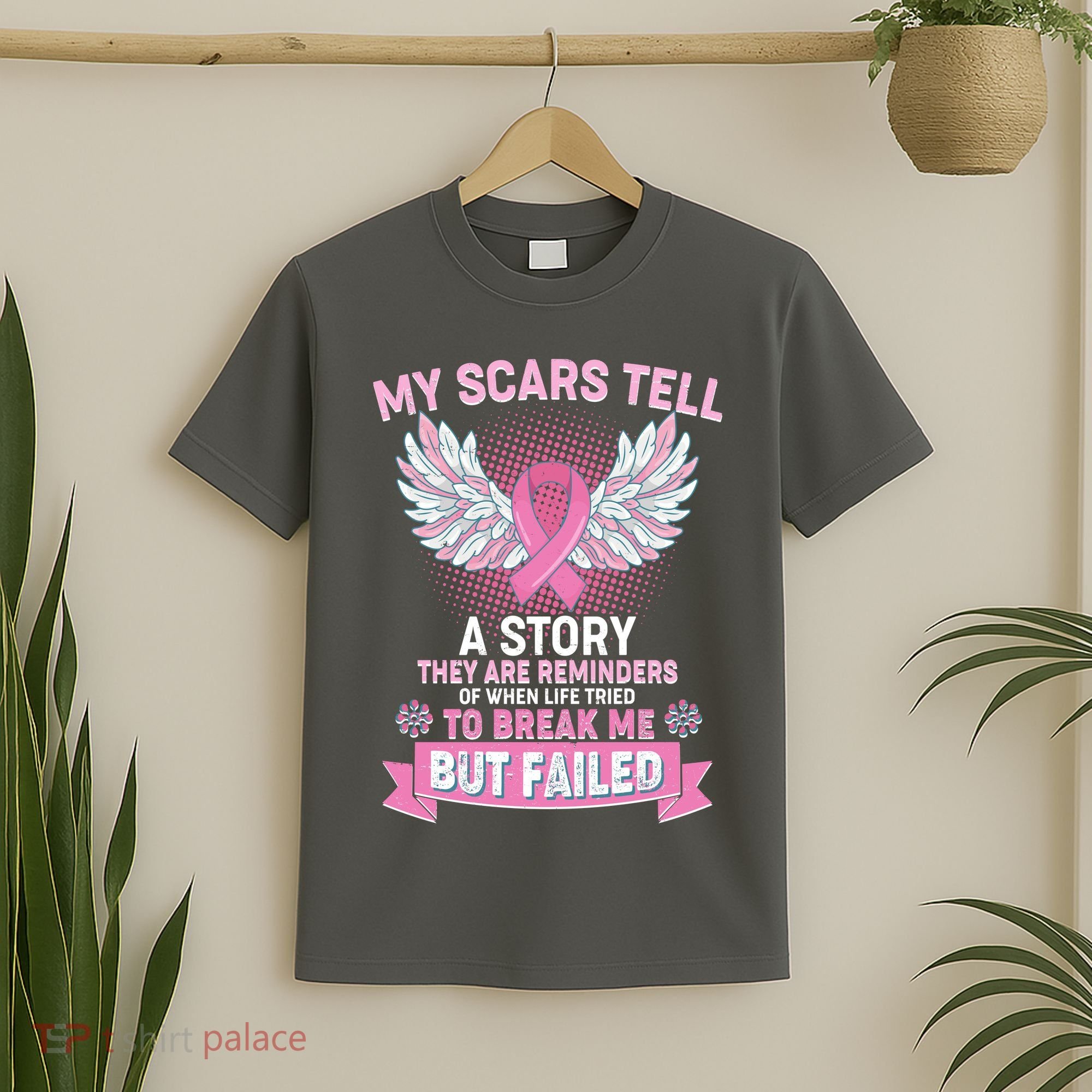 My Scars Tell A Story Breast Cancer Awareness T-Shirt