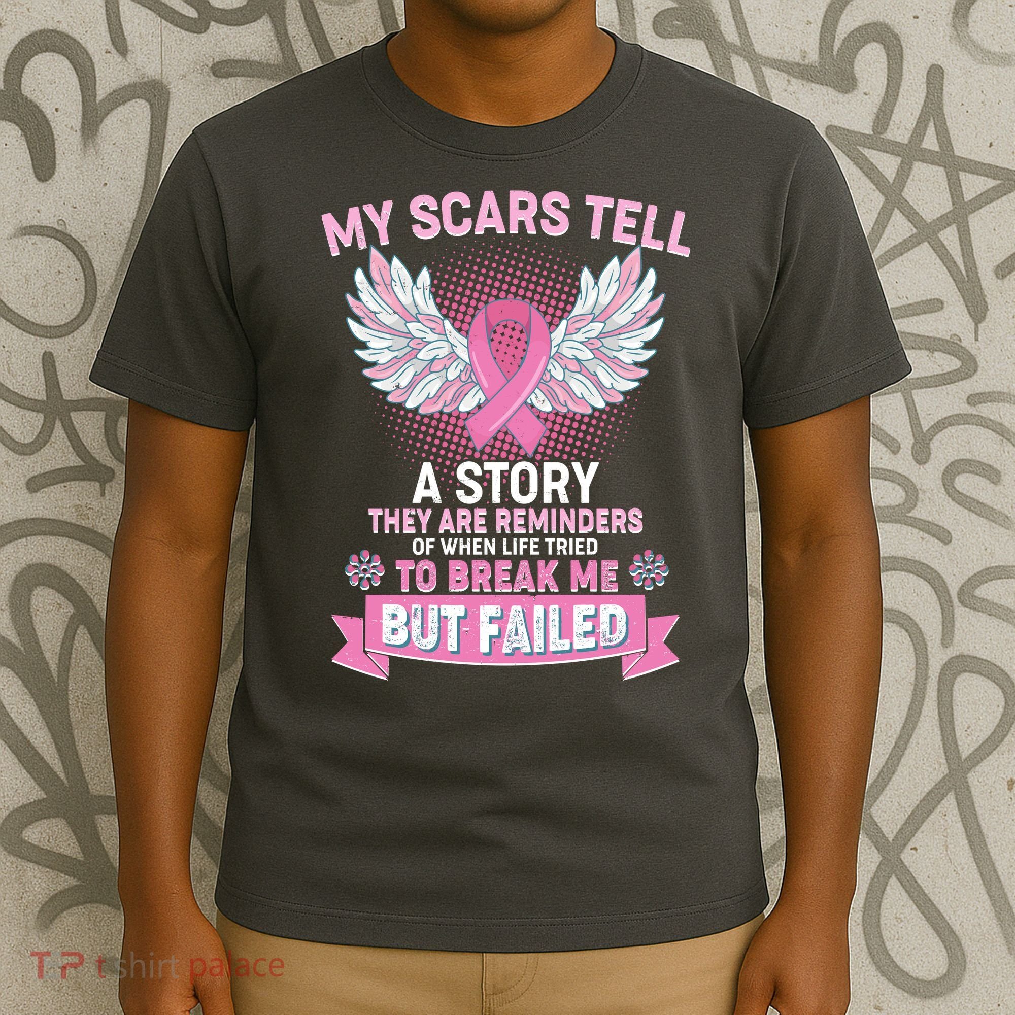 My Scars Tell A Story Breast Cancer Awareness T-Shirt