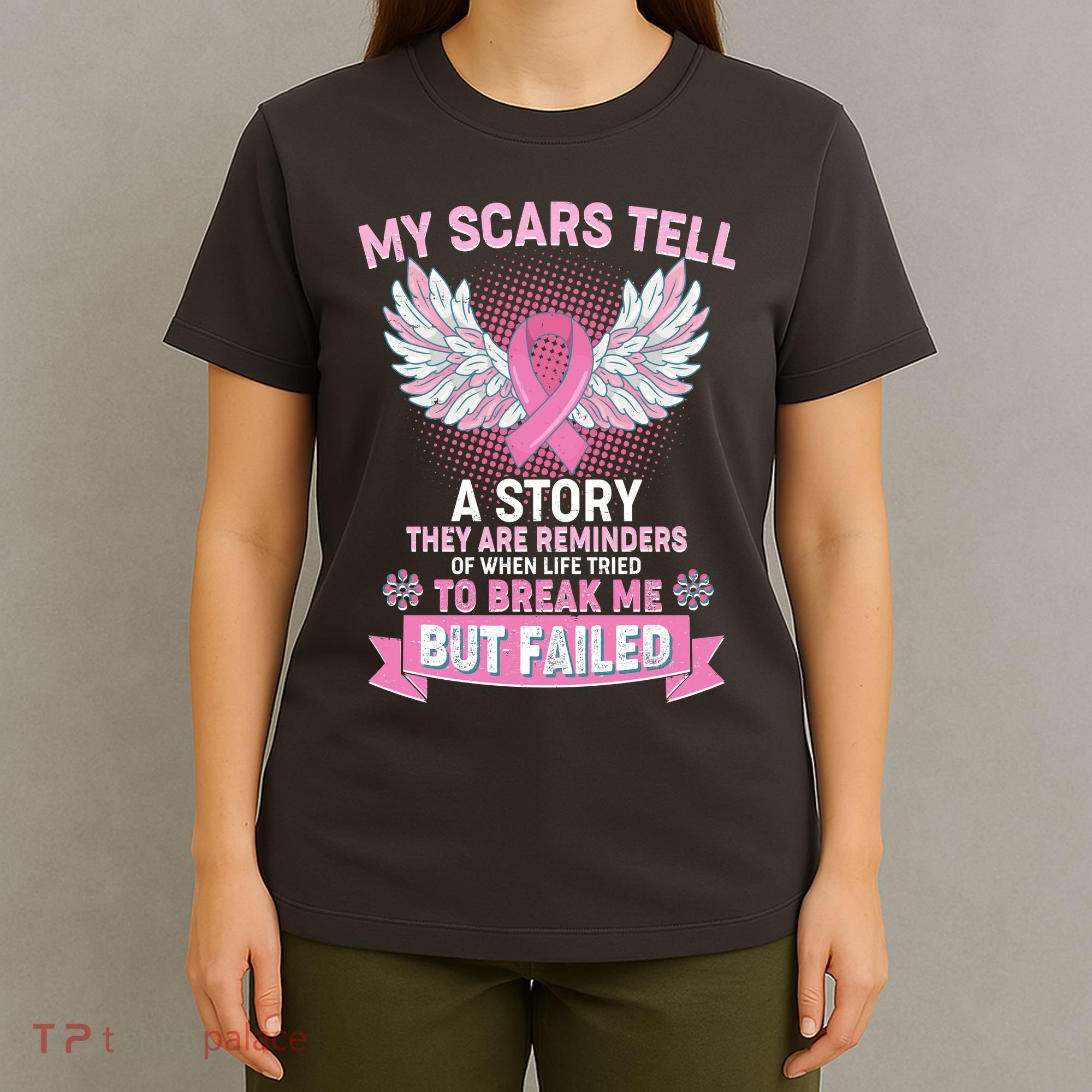 My Scars Tell A Story Breast Cancer Awareness T-Shirt
