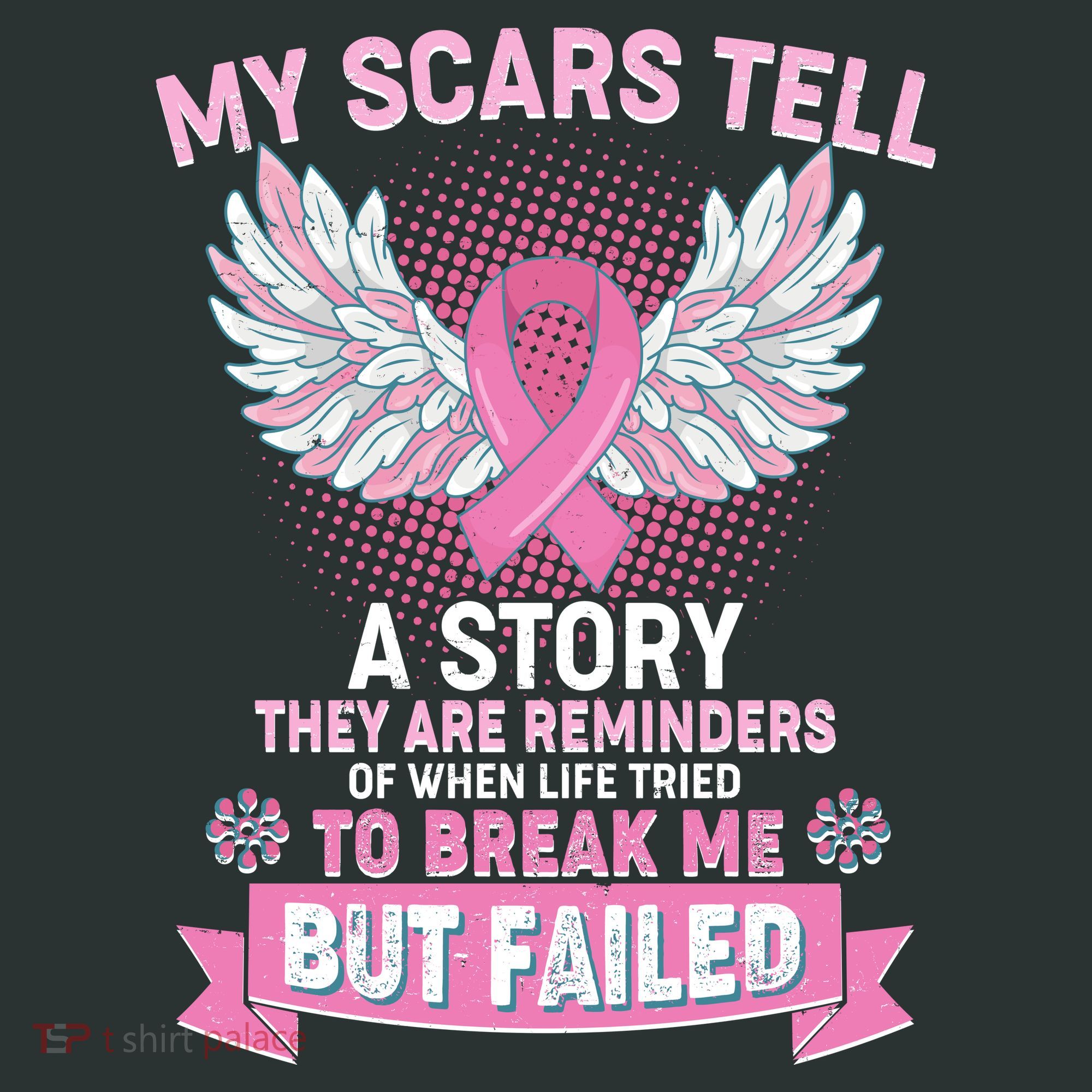 My Scars Tell A Story Breast Cancer Awareness T-Shirt