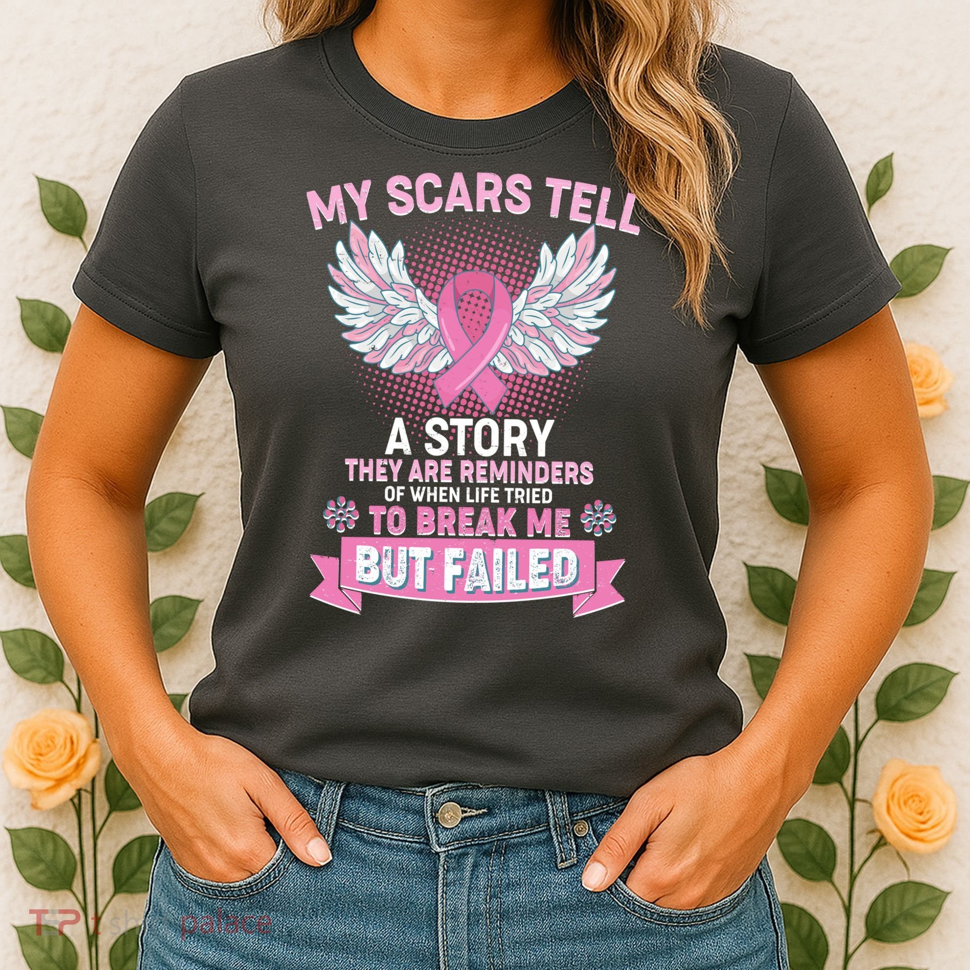 My Scars Tell A Story Breast Cancer Awareness Women's T-Shirt