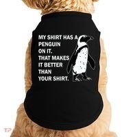 My Shirt Has A Penguin On It Doggie Tank thumb 0