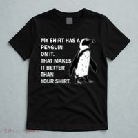 My Shirt Has A Penguin On It T-Shirt thumb 5