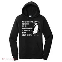 My Shirt Has A Penguin On It Women's Hoodie thumb 0