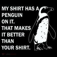 My Shirt Has A Penguin On It Women's Tank Top thumb 5
