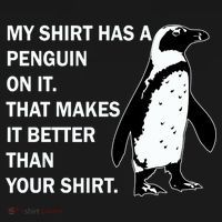 My Shirt Has A Penguin On It Toddler T-Shirt thumb 4