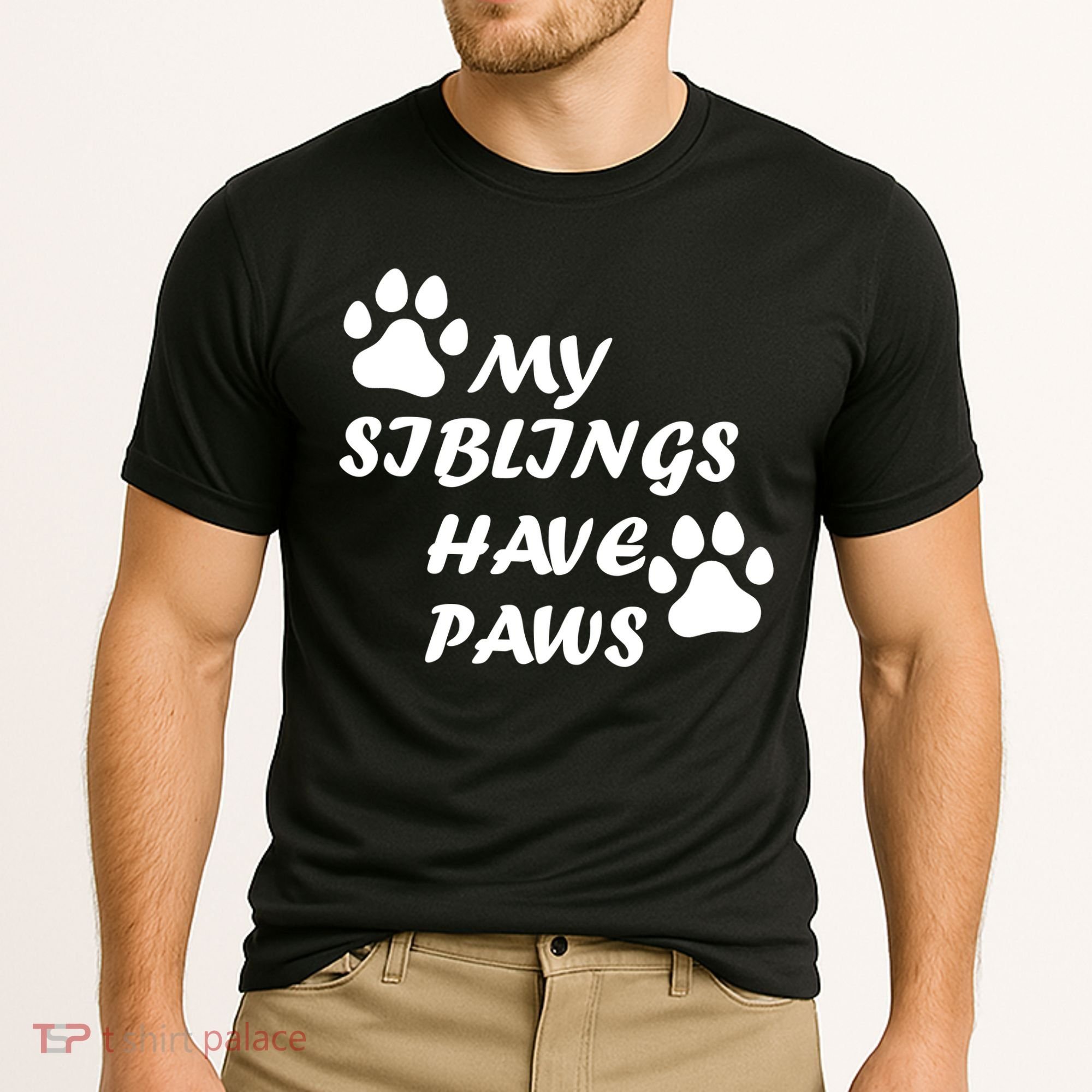 My Siblings Have Paws Cooling Performance Crew T-Shirt