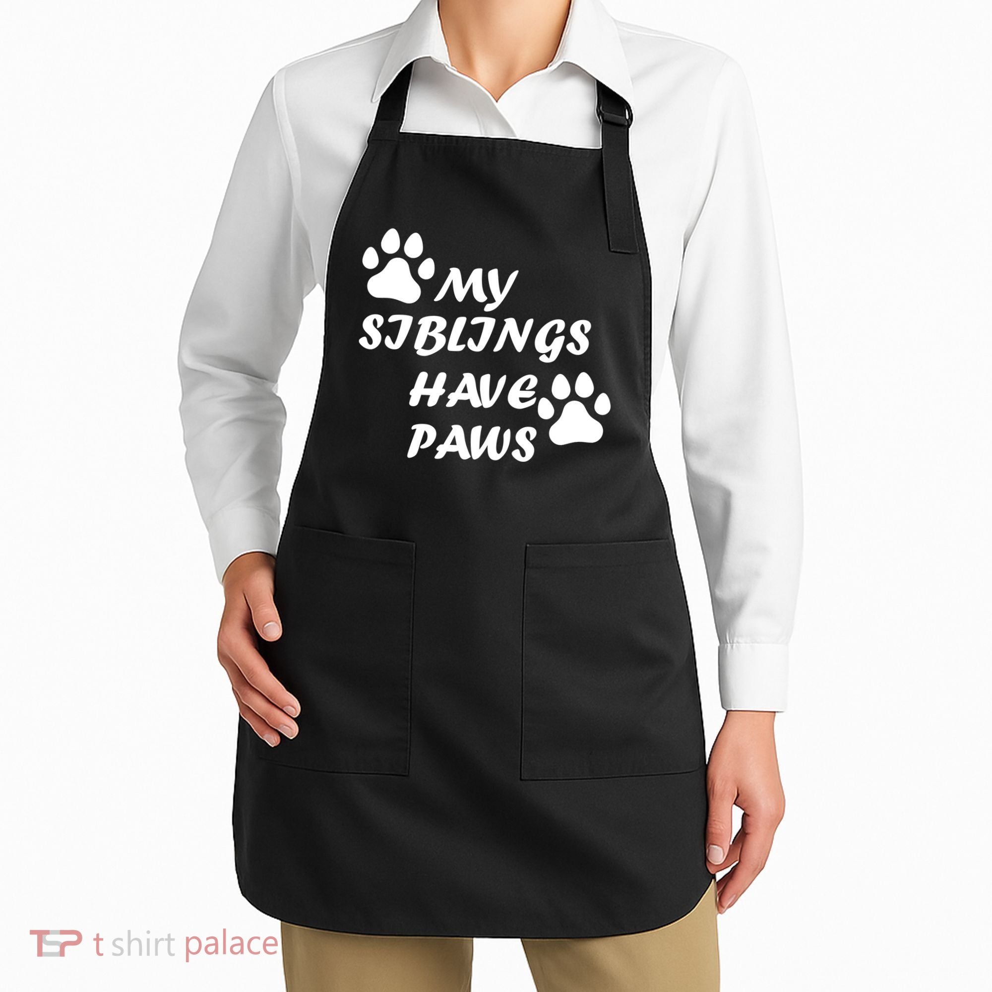 My Siblings Have Paws Apron