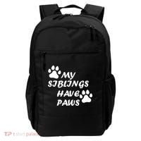 My Siblings Have Paws Backpack thumb 0