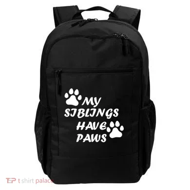 My Siblings Have Paws Backpack