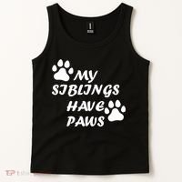 My Siblings Have Paws Tank Top thumb 2