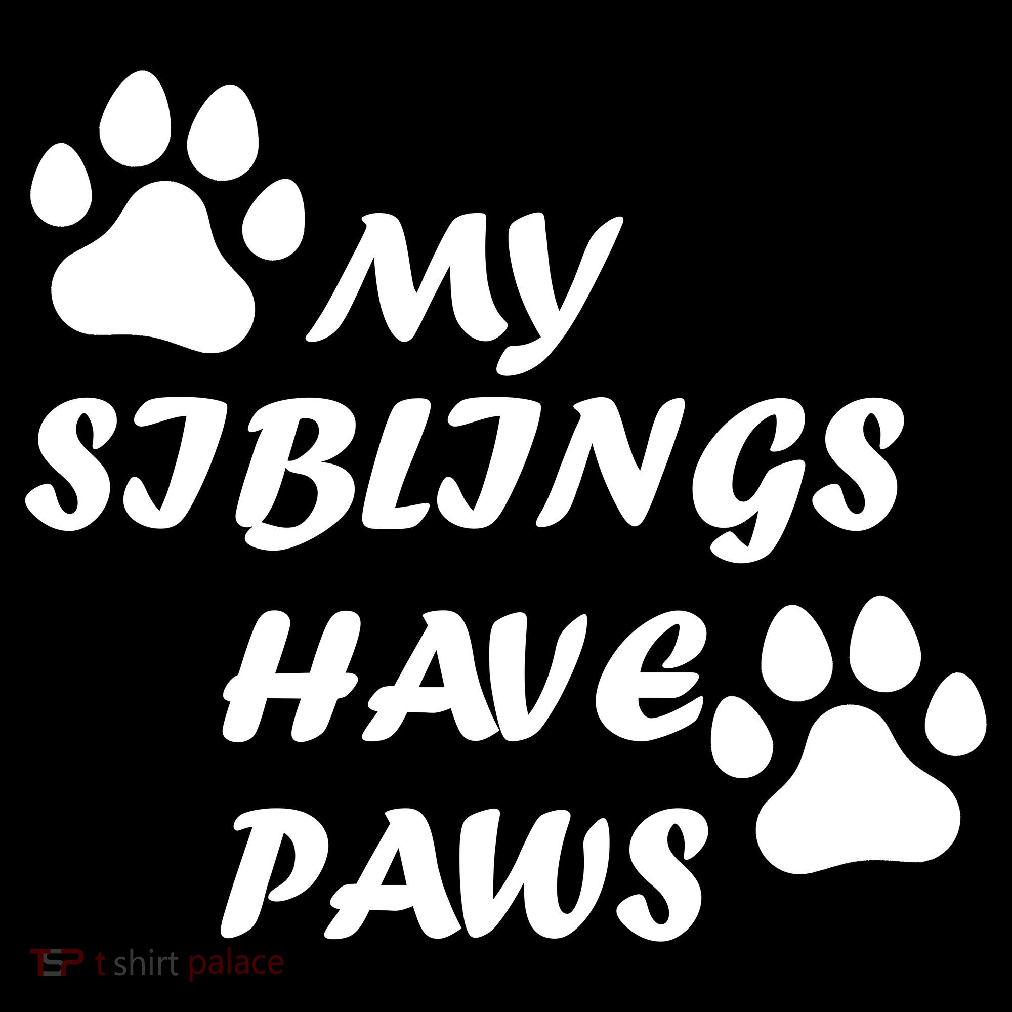 My Siblings Have Paws Kids Sweatshirt