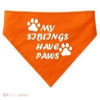 My Siblings Have Paws USA-Made Doggie Bandana thumb 0
