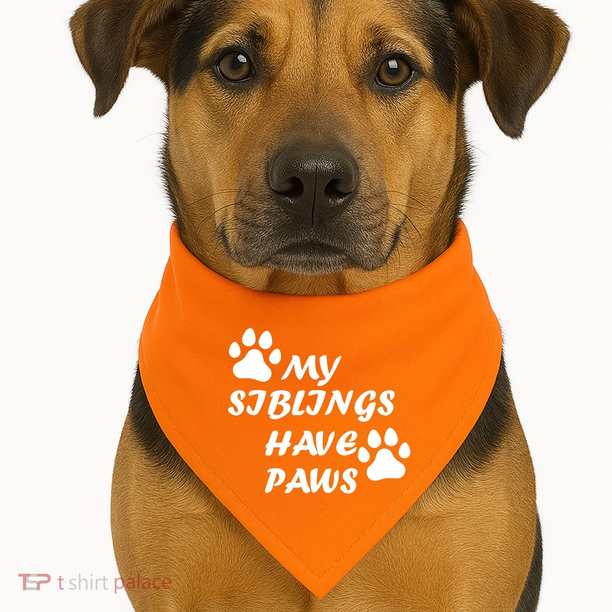 My Siblings Have Paws USA-Made Doggie Bandana