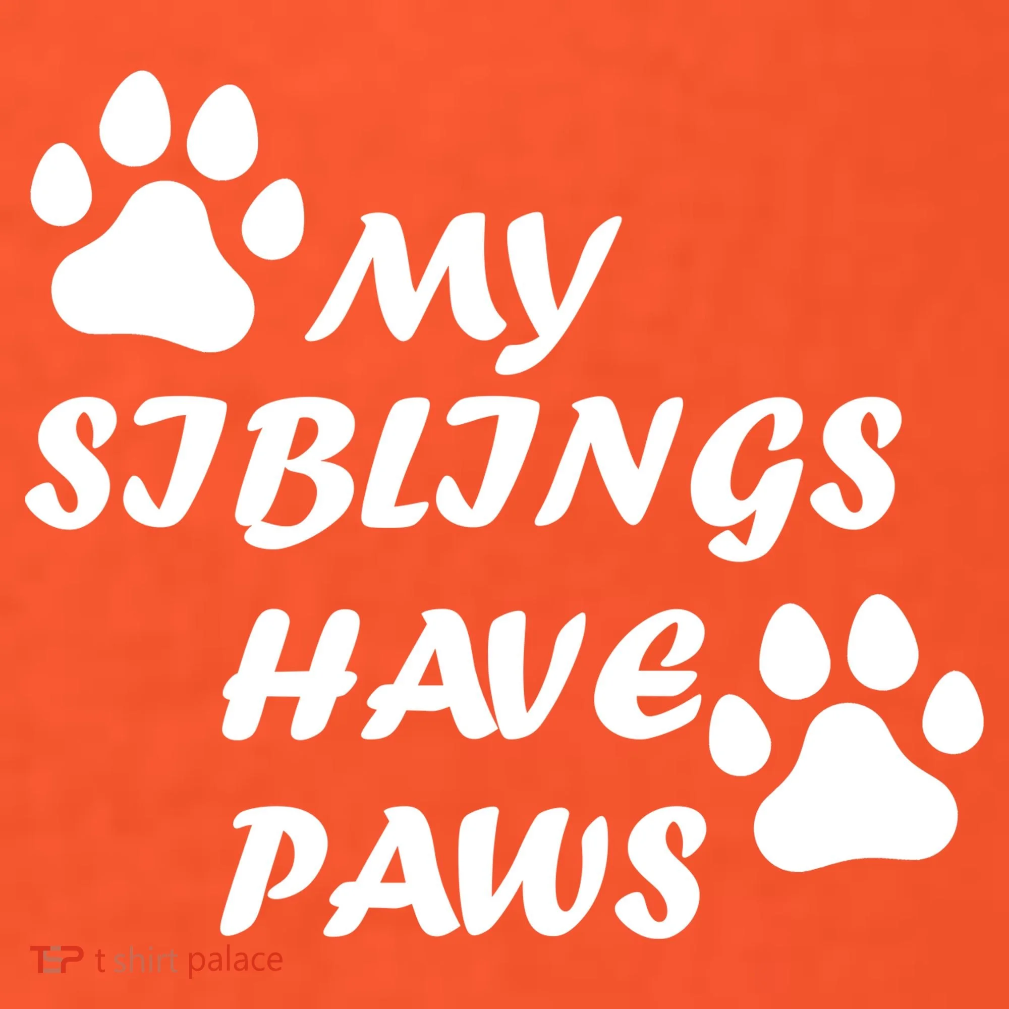 My Siblings Have Paws Kids Hoodie