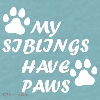 My Siblings Have Paws Sueded Cloud Jersey T-Shirt thumb 2