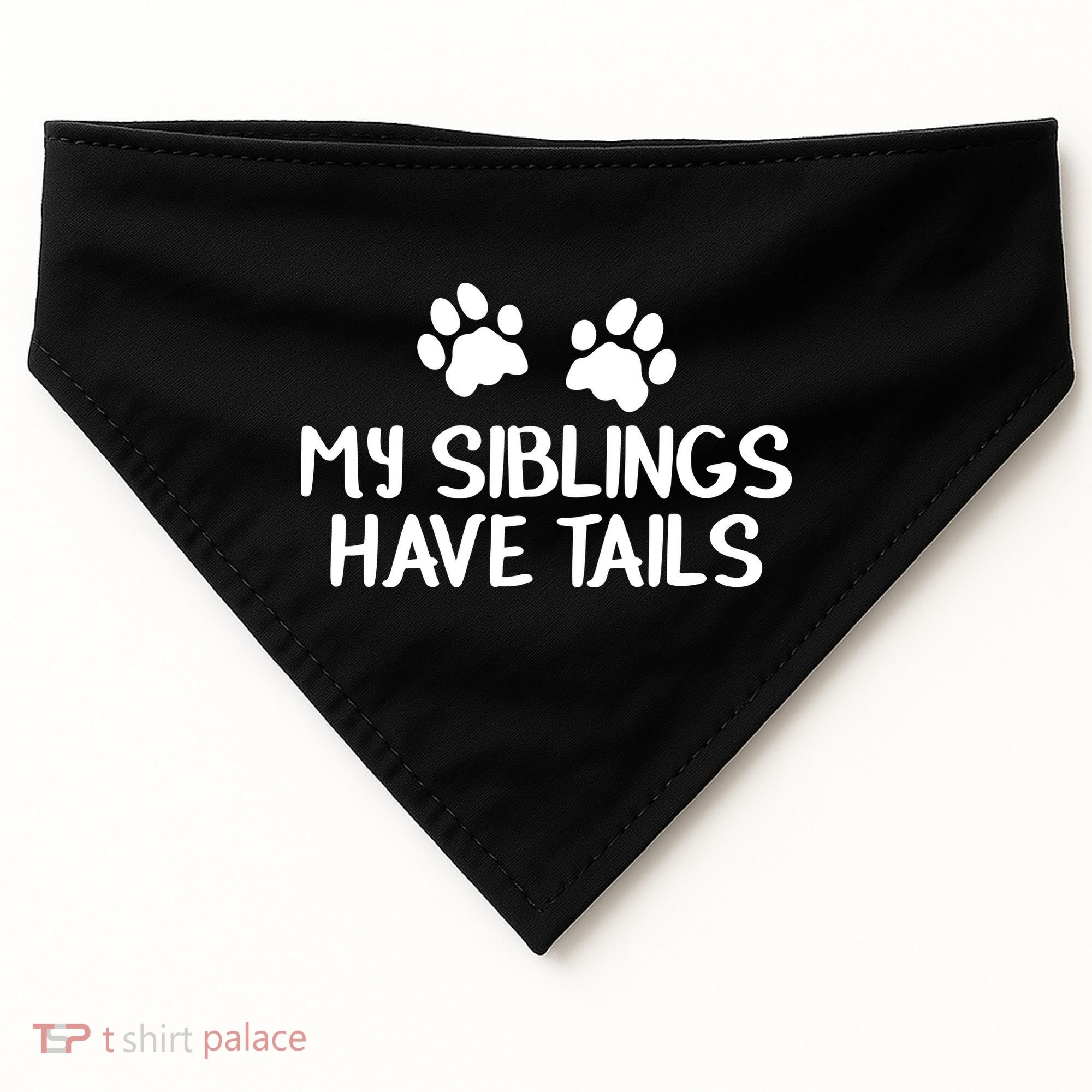 My Siblings Have Tails USA-Made Doggie Bandana