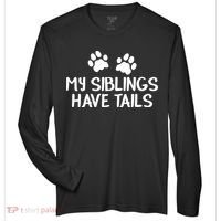 My Siblings Have Tails Zone Performance Long-Sleeve T-Shirt thumb 0